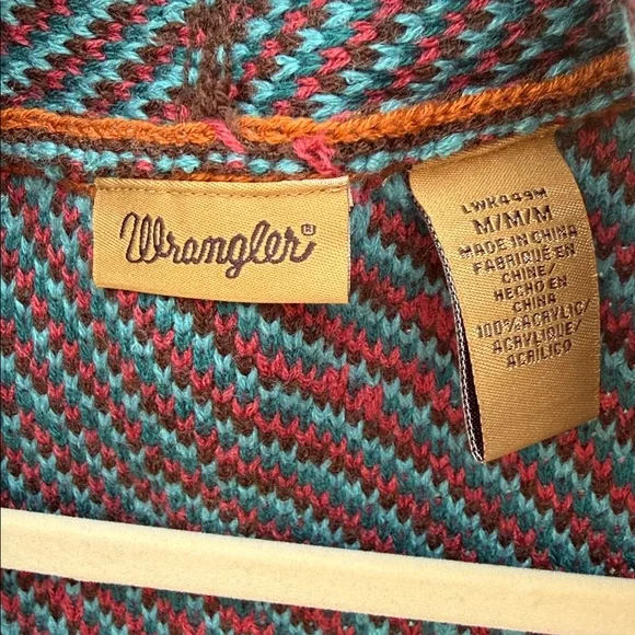 Wrangler Teal and Brown women Cardigan - Picture 7 of 7